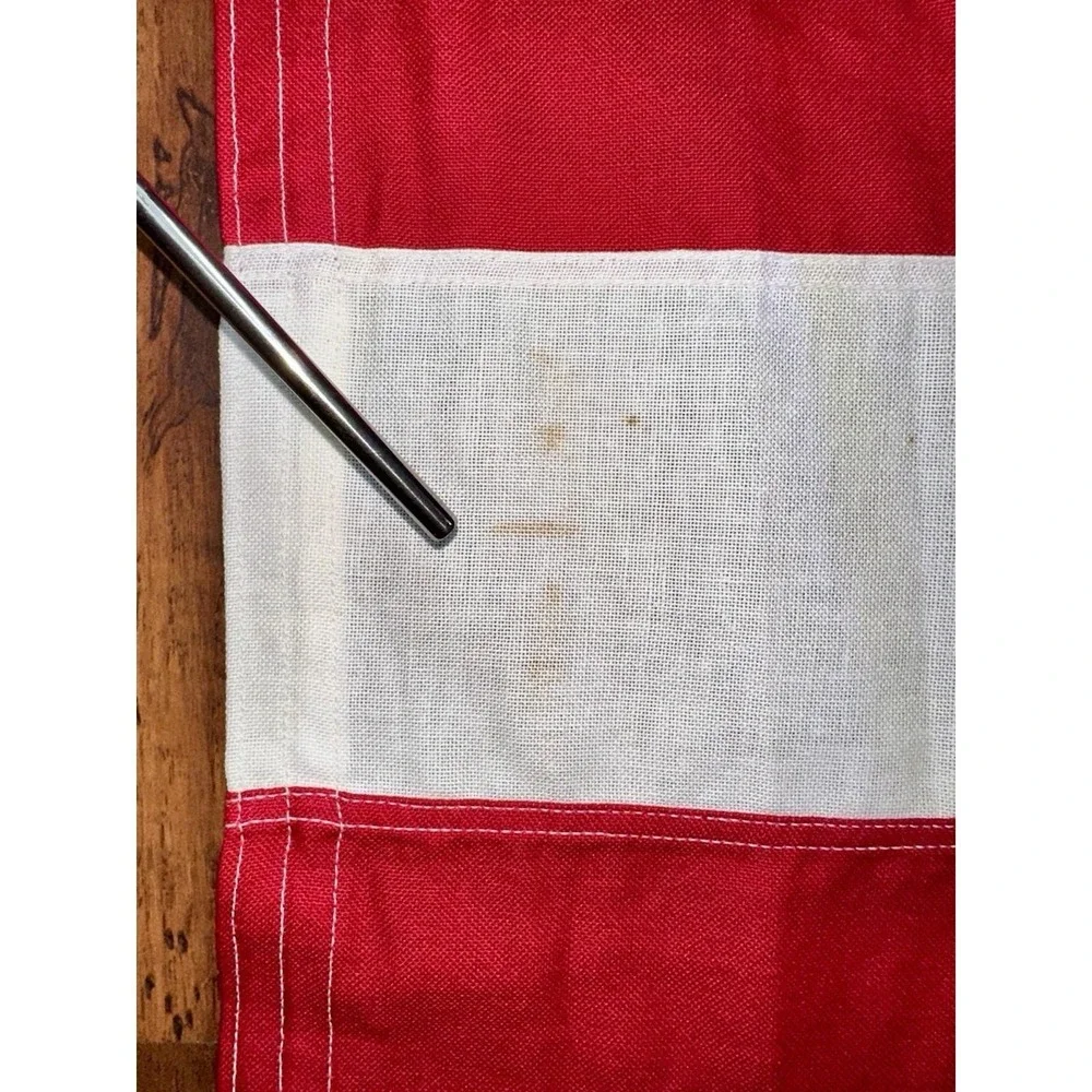 Valley Forge Flag Co US Flag 5x9.5 Red White Blue Good Embroidered Stars‎ Cotton